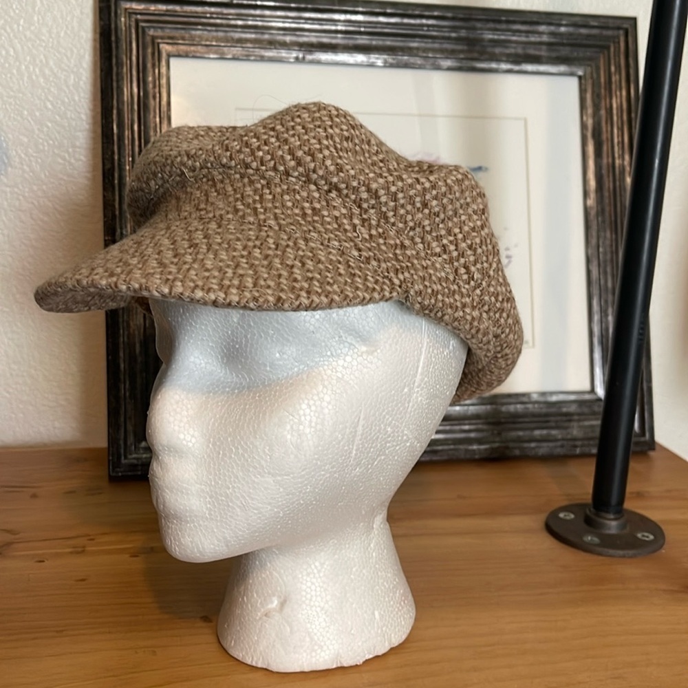 Milano Cap/Hat Mariner/Breton/Fisherman/Captain |Wool Blend | Womens | Brown/Tan